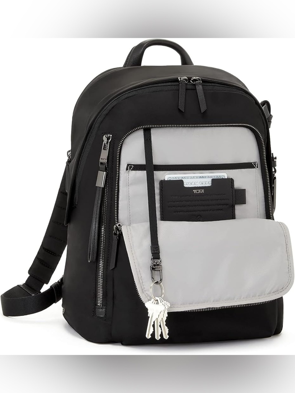 TUMI Voyageur Halsey Backpack Black - Picture 4 of 14